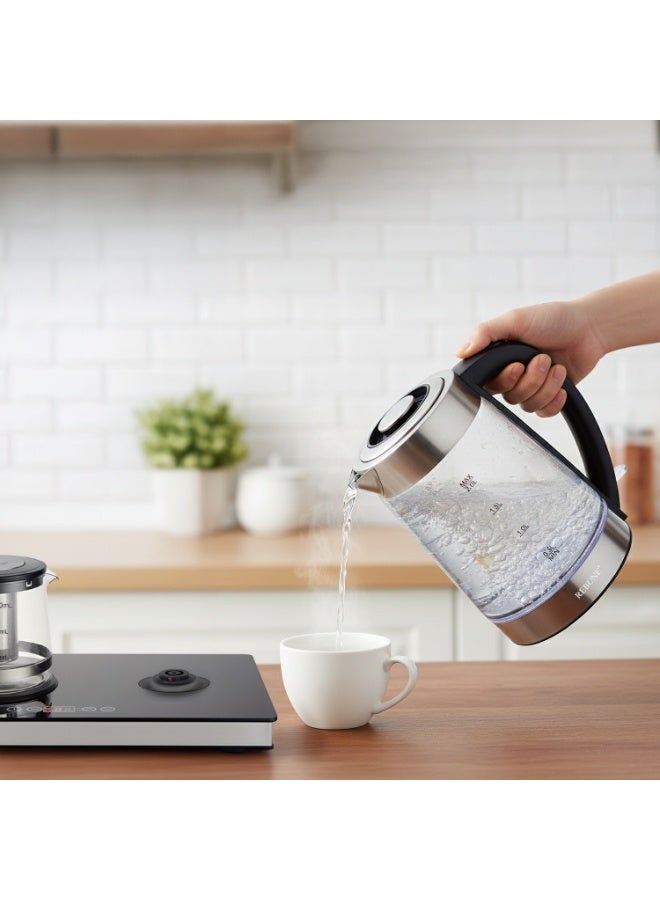 ريبون حضّر الشاي المفضل لديك بكل سهولة باستخدام طقم صانع الشاي من ريبون سعة 2 لتر - يشمل غلاية وإبريق شاي - Image 3